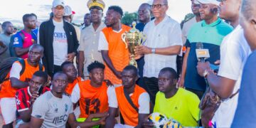 Tournoi « Children of Africa » de Kouto : Dr Coulibaly Yamoussa aux côtés du ministre Bruno Koné pour magnifier la cohésion