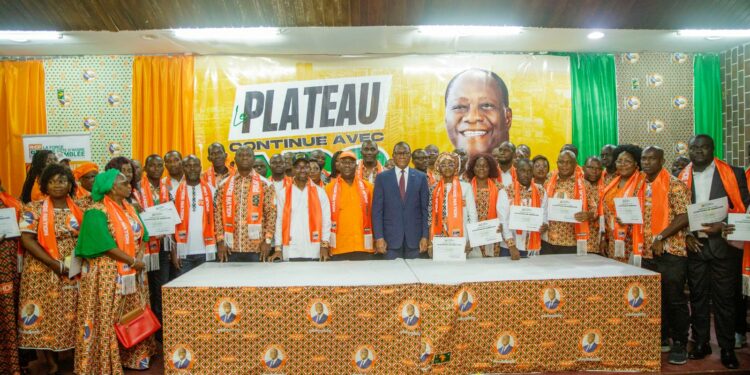 Investiture de la Direction de Campagne du RHDP au Plateau :OD et son équipe promettent une victoire écrasante pour ADO