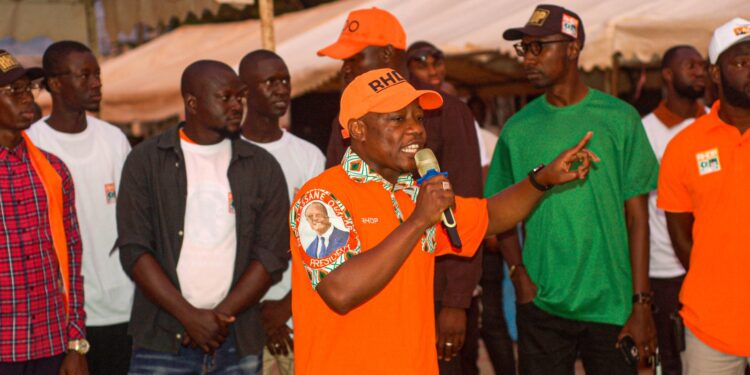 Campagne présidentielle 2025: Ousmane Lamien à fond pour la victoire d’ADO à Grand-Bassam