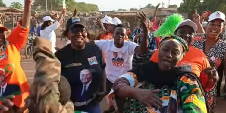 Yamoussoukro/Victoire de Ouattara à la présidentielle : Scène de liesse à travers la ville
