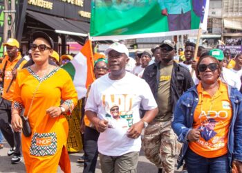 Marathon de mobilisation : Éric TABA galvanise les militants de Cocody pour le RHDP