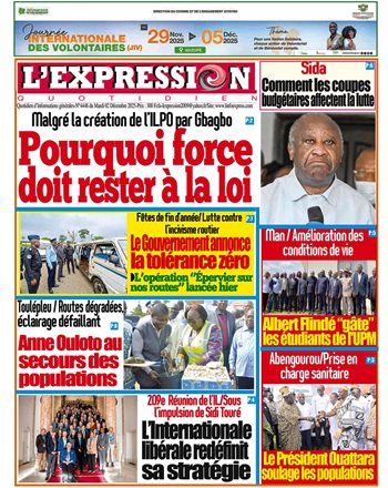 LE JOURNAL DU JOUR