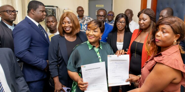 Après le dépôt de sa candidature/Marie Laure N’goran: « Nous sommes engagés à 100%. Et nous irons jusqu’au bout »