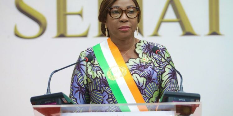 Senat: Kandia Camara rend hommage à Achi et Bictogo