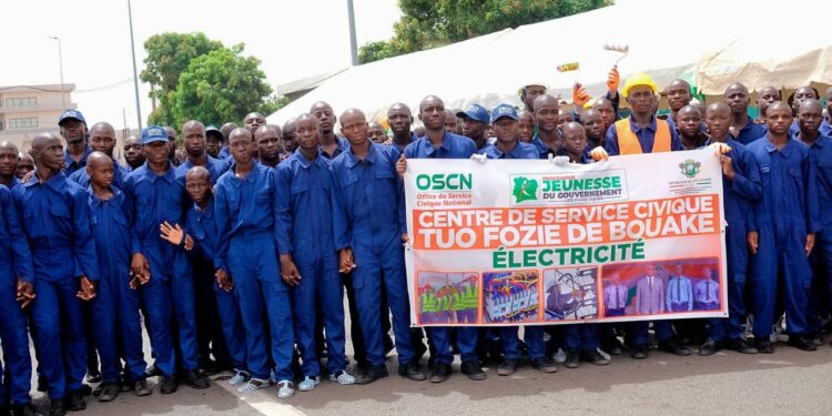 Bouaké : Une mobilisation autour du service civique pour l’encadrement et l’insertion des jeunes