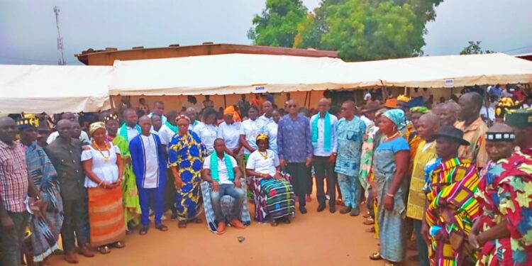 Bouaké/ Les présidents des jeunes et des femmes du canton Pepressou investis