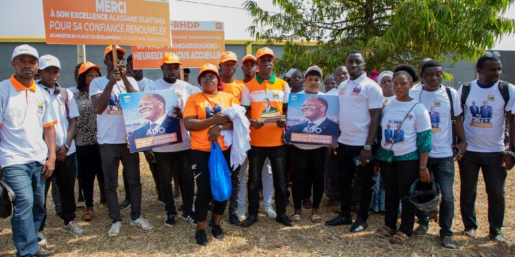 Yamoussoukro/Reconduction de Diarrassouba au gouvernement: Les jeunes du RHDP expriment leur reconnaissance à Ouattara