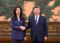 Diplomatie :   Xi Jinping reçoit la dirigeante du KMT Cheng Li-wun