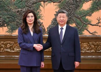 Diplomatie :   Xi Jinping reçoit la dirigeante du KMT Cheng Li-wun