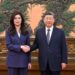Diplomatie :   Xi Jinping reçoit la dirigeante du KMT Cheng Li-wun