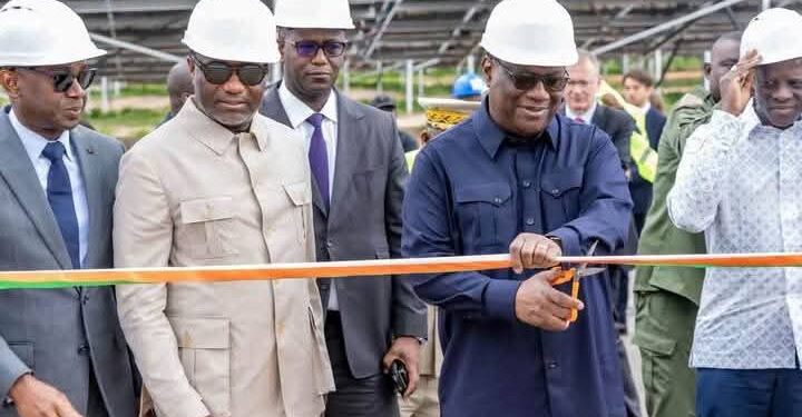 Ferkessédougou / Énergie Téné Birahima Ouattara inaugure la centrale solaire de Sokoro 2