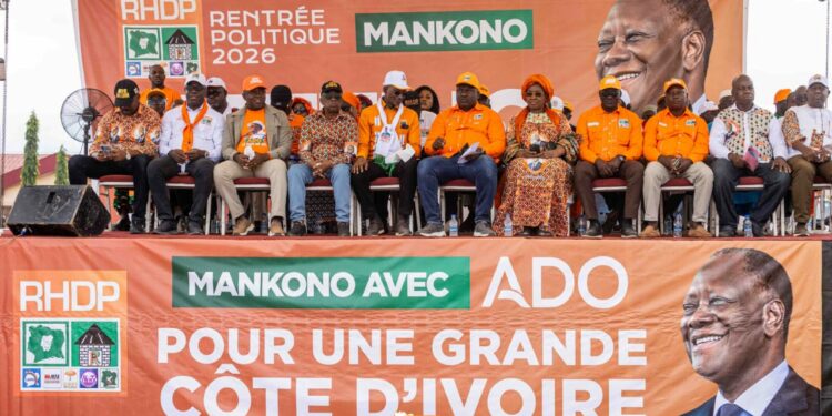 RHDP Mankono : une rentrée politique triomphale, entre mobilisation populaire et liesse militante