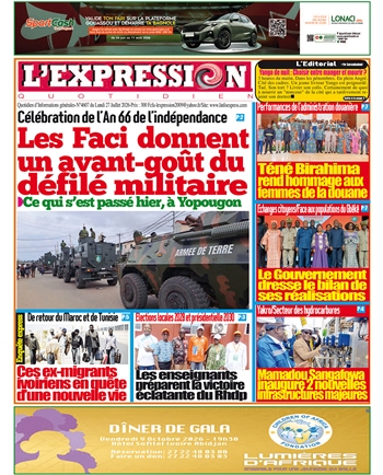 LE JOURNAL DU JOUR