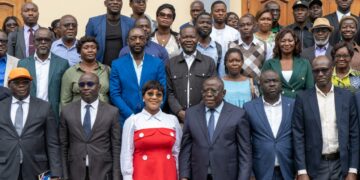 Rénovation de la Maison de la Presse : Marie laure Ngoran reçoit le soutien de Cissé Bacongo