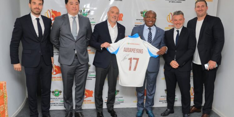 L&rsquo;equipe masculine de l&rsquo;Olymique de marseille en tournée en Côte d&rsquo;Ivoire du 15 au 18 juillet