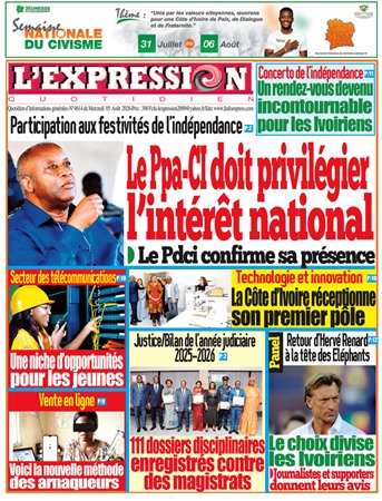 LE JOURNAL DU JOUR