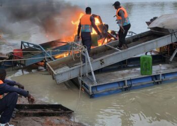 Soubré/ Orpaillage illégal : La gendarmerie détruit dix sur le fleuve Sassandra