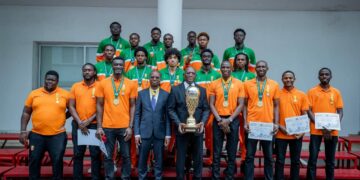 Afrobasket U18: Les Éléphanteaux ont été honorés après leur sacre