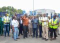 Usine traitement d&rsquo;eau de la Loka et de Niakara: Amedé Koffi Kouakou inspecte les ouvrages