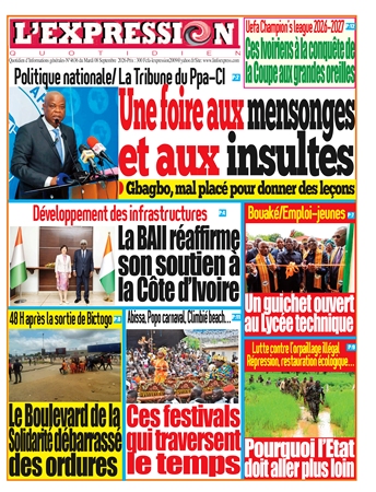 LE JOURNAL DU JOUR