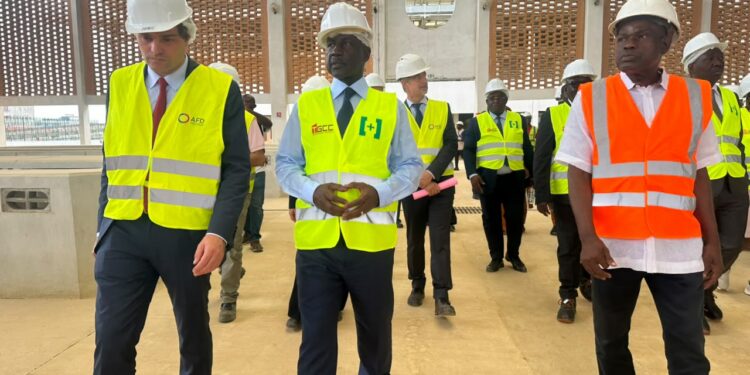 Marché de gros de Gesco : Adama Bictogo et la délégation française font le point