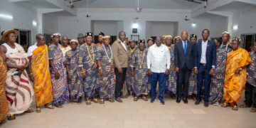 San Pedro: Le Président de l’ACCD-RHDP Amédé Kouakou communie avec la communauté du Centre.