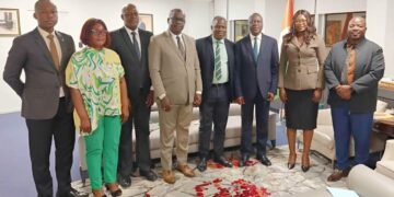 Unaforh: Adjara Sangaré présente les missions de l’union au ministre Amadou Koné