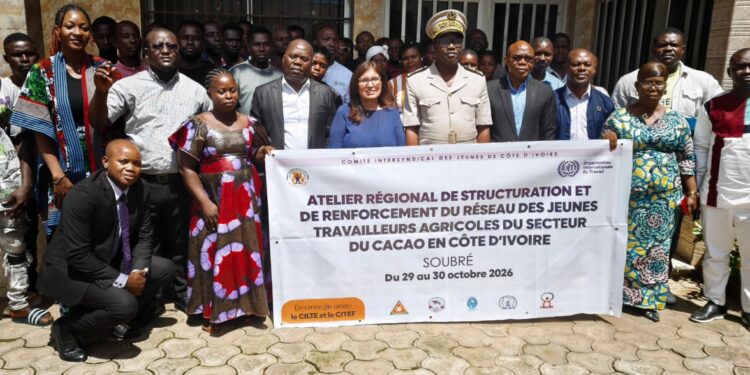 Soubré : Les jeunes travailleurs agricoles du cacao se dotent d’un réseau pour défendre leurs droits