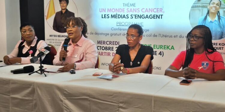 Lutte contre le cancer: La ministre Myss Belmonde Dogo appelle les médias à « transformer l&rsquo;information en prévention »